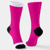 ピンク色の背景に ソックス (傾斜あり)