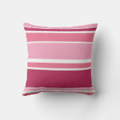 ピンク色の色ストライプ色 クッション (裏面)