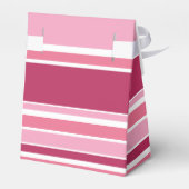 ピンク色の色ストライプ色 フェイバーボックス (裏面サイド)