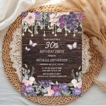 ピンク色の花々蝶素朴木30th