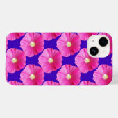 ピンク色の花かわいいデザインケースメイトiPhoneケース Case-Mate iPhoneケース (裏面 (横))