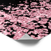 ピンク色の花が咲く50周年 ポスター (角)