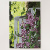 ピンク色の花が咲く ジグソーパズル (縦)