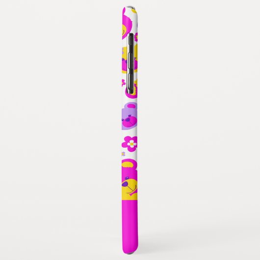 ピンク色の花が咲く Case-Mate iPhoneケース (裏面/左)