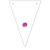 ピンク色の花で花びらに黒い斑点が出る バンティングフラッグ (第3の旗)