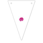 ピンク色の花で花びらに黒い斑点が出る バンティングフラッグ (第2の旗)