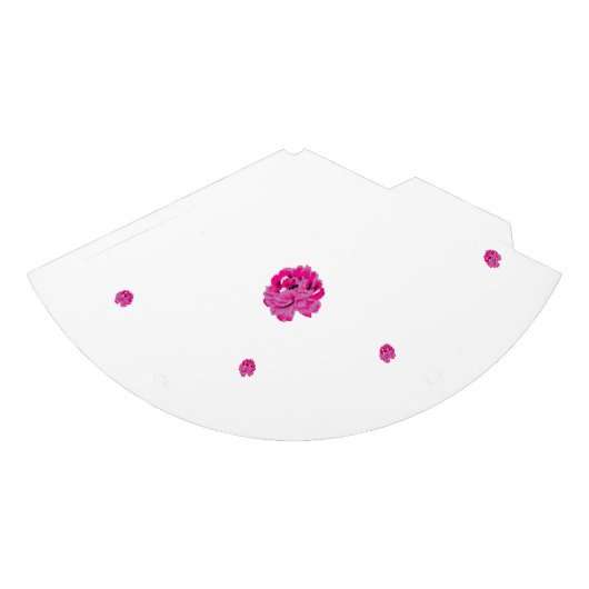 ピンク色の花で花びらに黒い斑点が出る パーティーハット (正面)