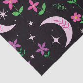 ピンク色の花とが咲く望峰葉月 薄葉紙 (詳細)