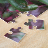 ピンク色の花のクラベリン ジグソーパズル (側面)