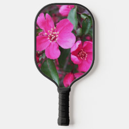 ピンク色の花のクラベリン ピックルボールラケット