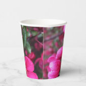 ピンク色の花のクラベリン 紙コップ (右)