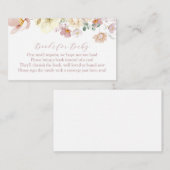 ピンク色の花の本ベビーエンクロージャー車 エンクロージャーカード (正面/裏面)