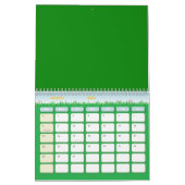 ピンク色の花の模様 カレンダー (3月 2026)