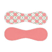 ピンク色の花の模様 野球ボール (パネル)