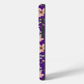 ピンク色の花の模様 Case-Mate iPhoneケース (裏面 / 左)