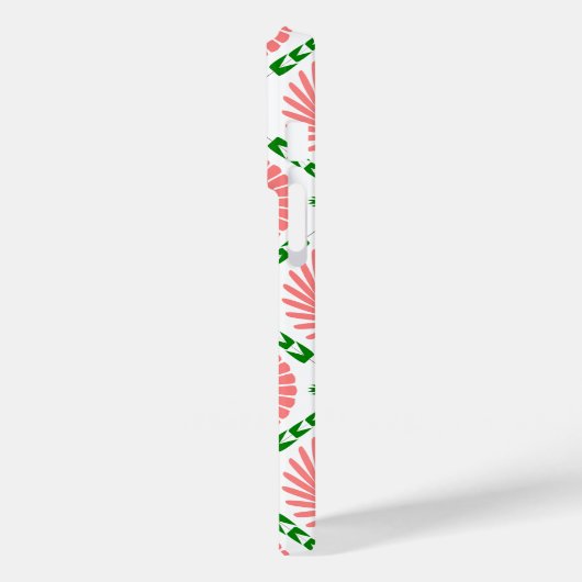 ピンク色の花の模様 Case-Mate iPhoneケース (裏面 / 左)