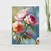 ピンク色の花の母の日