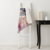 ピンク色の花を持つ夢のような蝶 シェルパブランケット (インサイチュ)