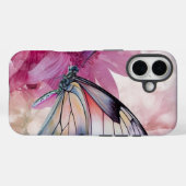 ピンク色の花を持つ夢のような蝶 Case-Mate iPhoneケース (裏面 (横))