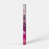 ピンク色の花を持つ夢のような蝶 SAMSUNG GALAXYケース (右側面)