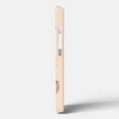 ピンク色の花を持つ月の女性 Case-Mate iPhoneケース (裏面 / 左)
