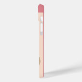 ピンク色の花を持つ月の女性 Case-Mate iPhoneケース (裏面 / 左)