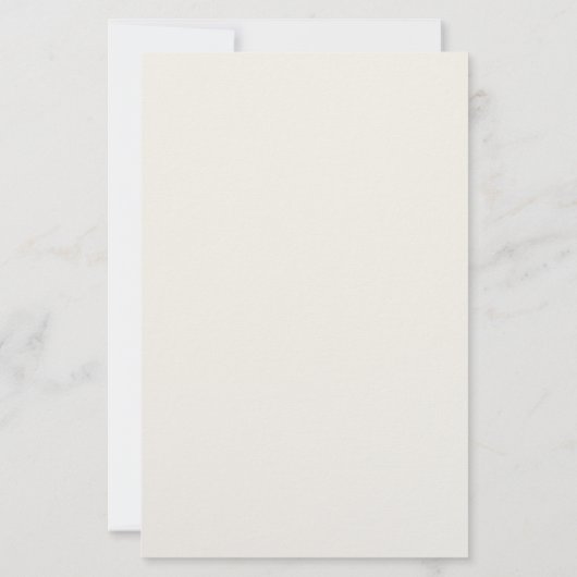 ピンク色の花を文房具にストライプ飾る 便箋 (裏面)