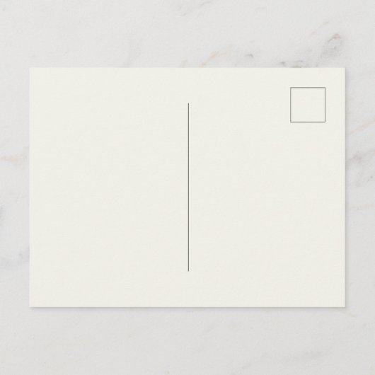 ピンク色の花ストライプ付き日付を保存 インビテーションポストカード (裏面)