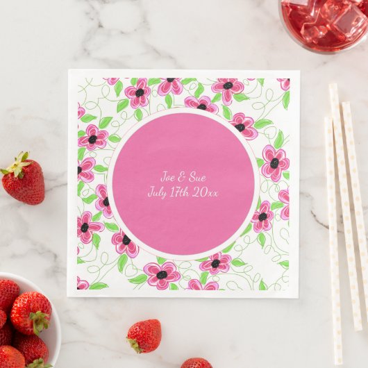 ピンク色の花結婚咲き (インサイチュ)