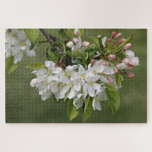 ピンク色の花 ジグソーパズル (横)