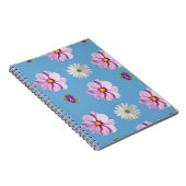 ピンク色の花 ノートブック (右側)