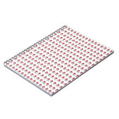 ピンク色の花 ノートブック (左側)