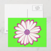 ピンク色の花 ポストカード (正面/裏面)