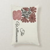 ピンク色の花（名前） アクセントクッション (正面(垂直))