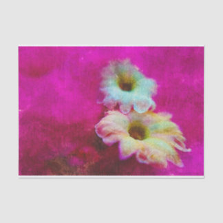 ピンク色の花 薄葉紙