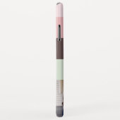 ピンク色の茶色と緑の家族の写真 Case-Mate iPhoneケース (裏面/右)