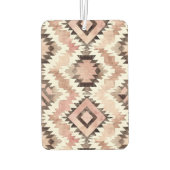 ピンク色の茶色の羽 カーエアーフレッシュナー (裏面)