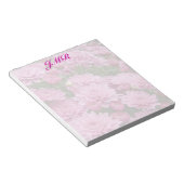 ピンク色の菊の海#2 ノートパッド (アングル)