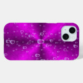 ピンク色の虹(雨滴) Case-Mate iPhoneケース (裏面 (横))