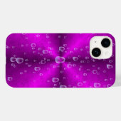 ピンク色の虹(雨滴) Case-Mate iPhoneケース (裏面 (横))