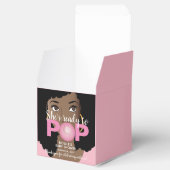 ピンク色の赤ちゃんポップ・アートののシャワー自然の髪の準備ができている フェイバーボックス (オープン)