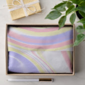 ピンク色の赤ストライプ紫モダンのカスタム 薄葉紙 (ギフト)