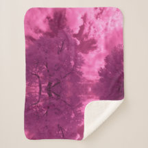 ピンク色の赤外クラウド