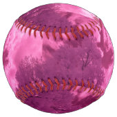 ピンク色の赤外クラウド ソフトボール (裏面)