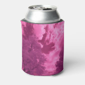 ピンク色の赤外クラウド 缶クーラー (缶裏面)