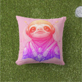 ピンク色の輝きクール、ストリーム41 x 41 アウトドアクッション (芝生)