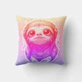 ピンク色の輝きクール、ストリーム41 x 41 クッション (裏面)