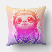 ピンク色の輝きクール、ストリーム51 x 51 クッション (裏面)