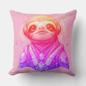 ピンク色の輝きクール、ストリーム51 x 51 クッション (正面)