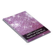 ピンク色の輝き ノートブック (右側)